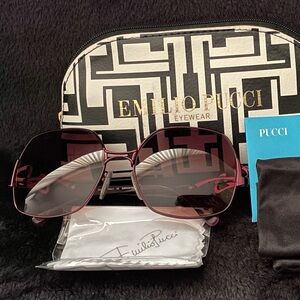 Emilio Pucci EP118S sunglasses | Burgundy shine | Made in Italy